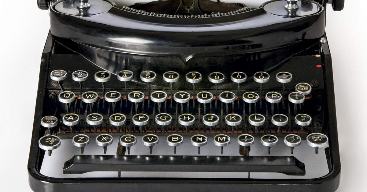 First Computer Electric Keyboard Iconic invention: The QWERTY Keyboard