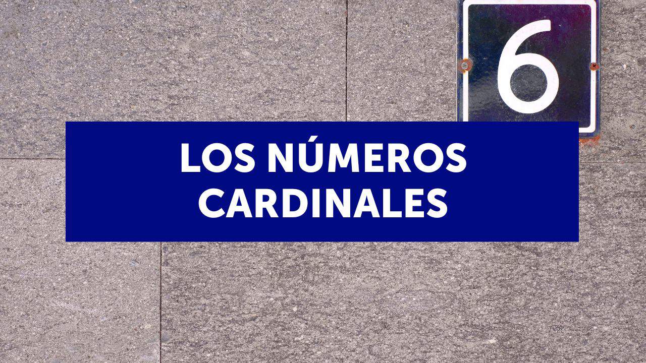 Los números cardinales en inglés 