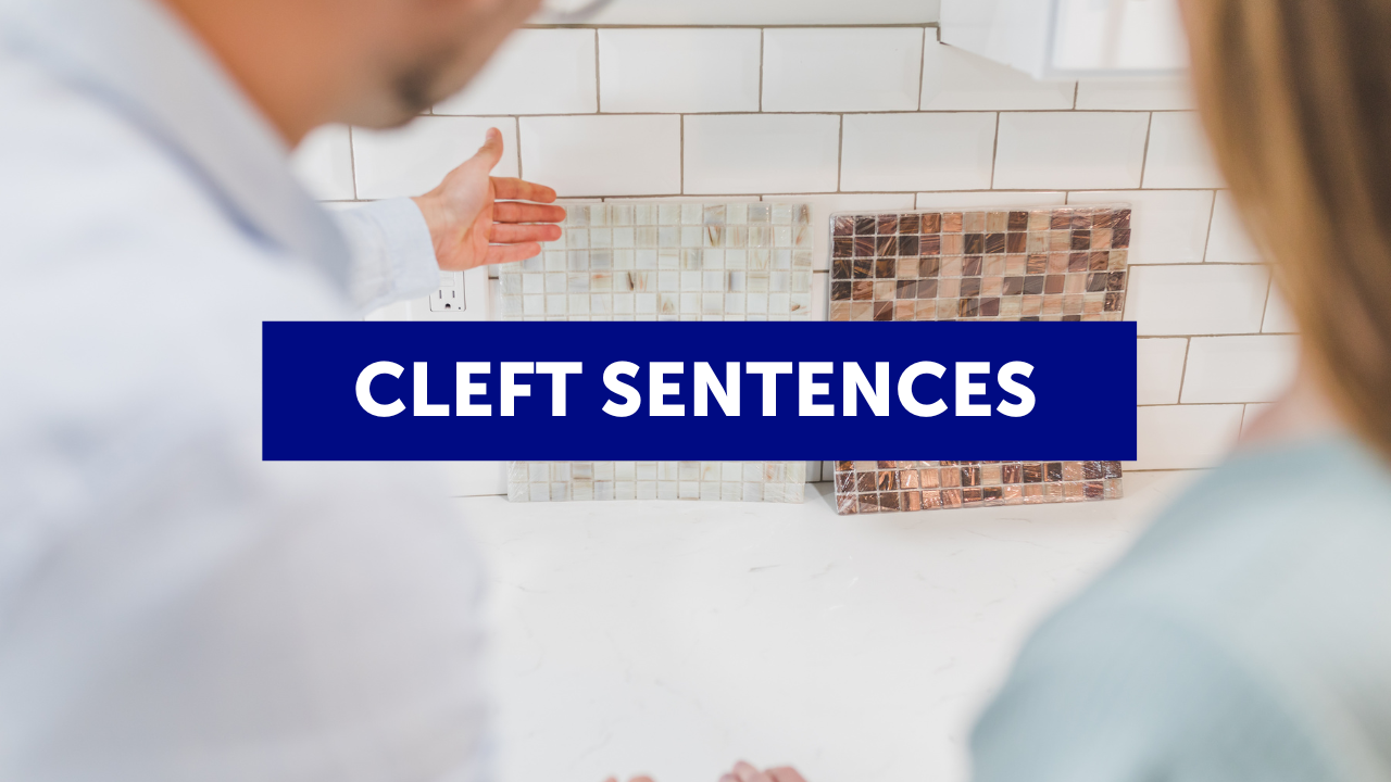 Cleft sentences