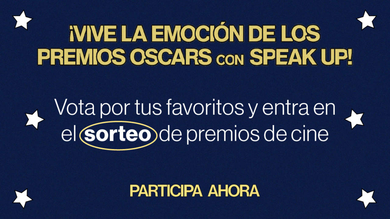 ¡Celebra la gran noche de cine con Speak Up! Vota por tus favoritos para los premios Oscars 2024 y participa en el sorteo de premios de cine