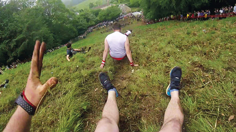 Cheese rolling Cooper's Hill