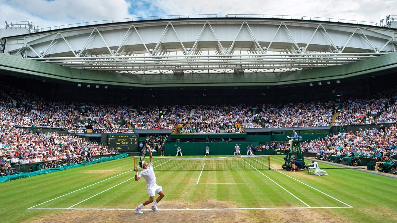 Roger Federer en Wimbledon