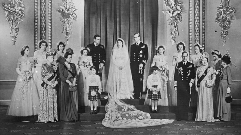 Elisabeth II wedding