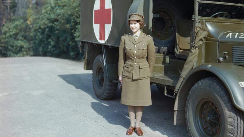 Hrh Princess Elizabeth in the Auxiliary Territorial Service