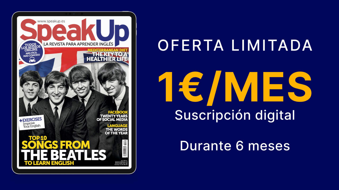 Este septiembre mejora tu nivel de inglés con Speak Up por solo 1€ al mes