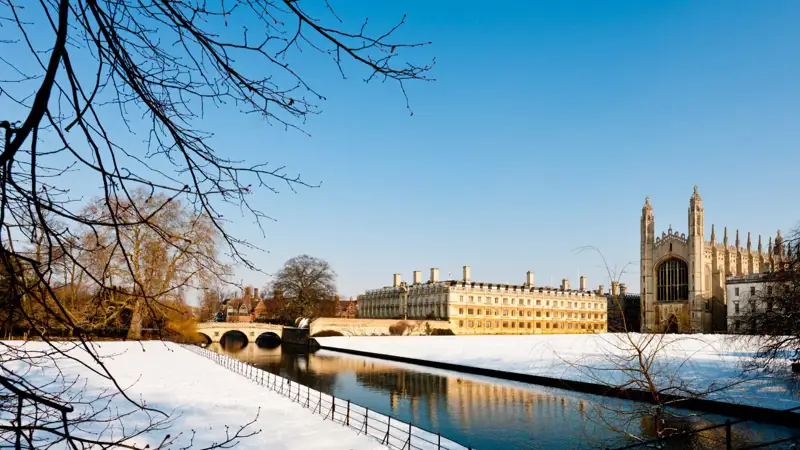 Cambridge in winter