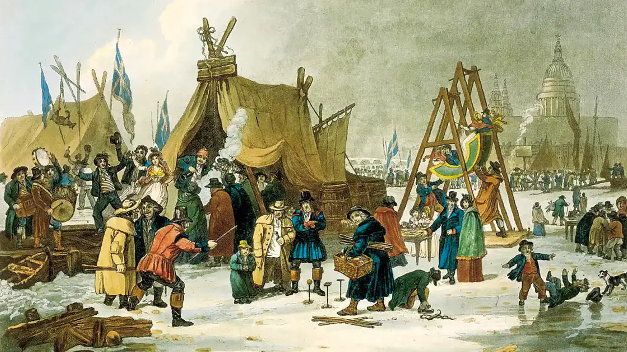 The Frost Fairs of London