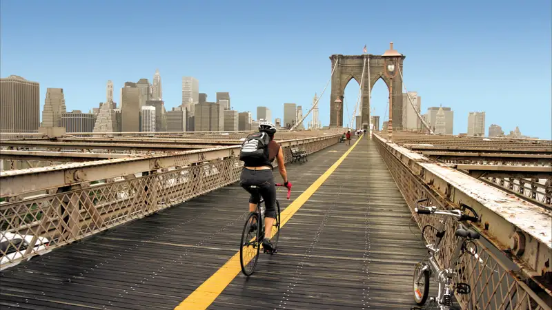 The Brooklyn Bridge view