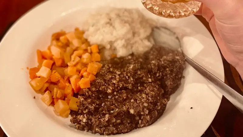 Haggis, neeps y tatties