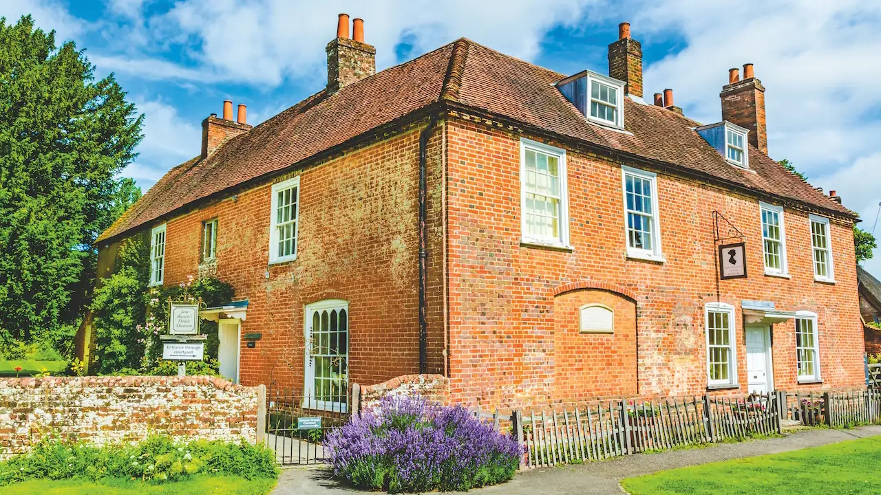 Jane Austen’s memorial house museum in Chawton, Hampshire