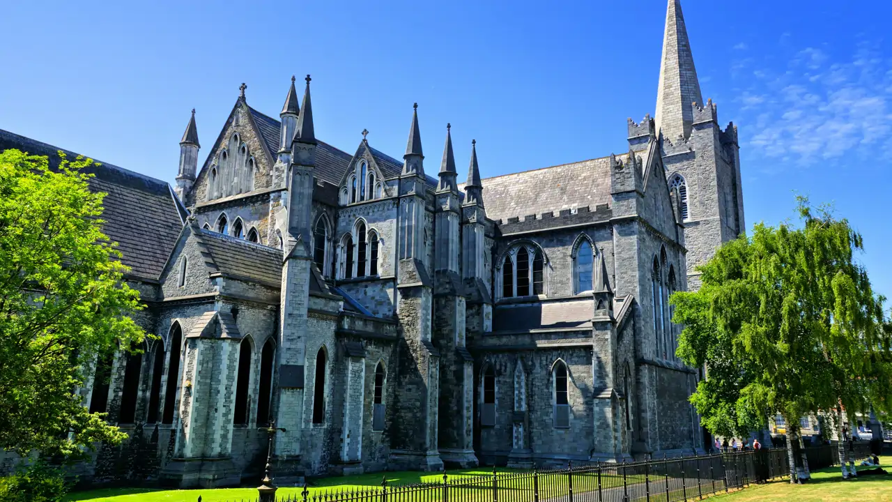 St Patrick's Cathedral in Dublin, Ireland.